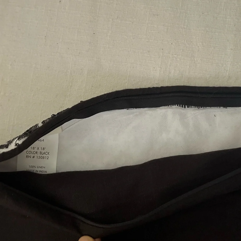 Kate Spade sequin pillow case / cover